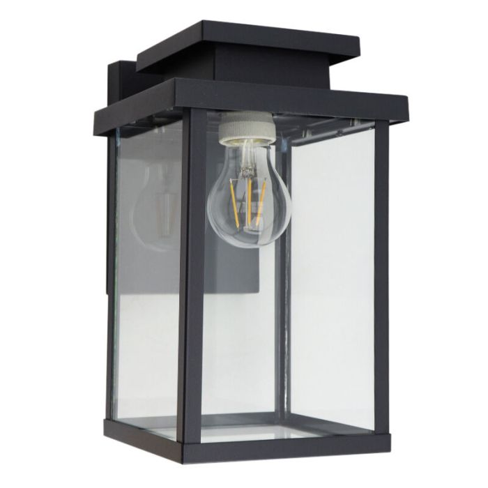 Modern outdoor light black, Tiamo, IP44