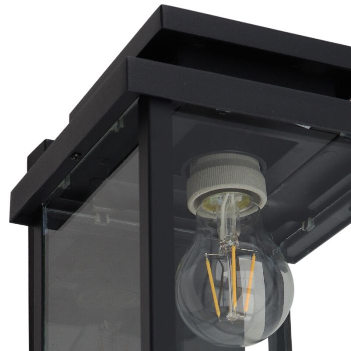 Modern outdoor light black, Tiamo, IP44
