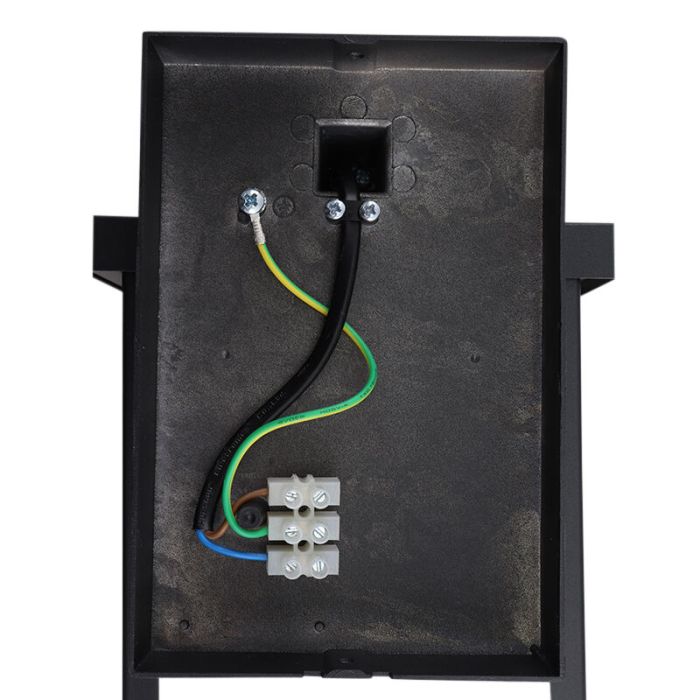 Modern outdoor light black, Tiamo, IP44
