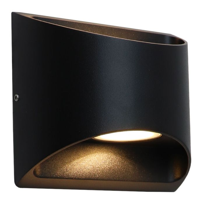 Modern outdoor light black, Stein, 8W, 3000K LED, IP54