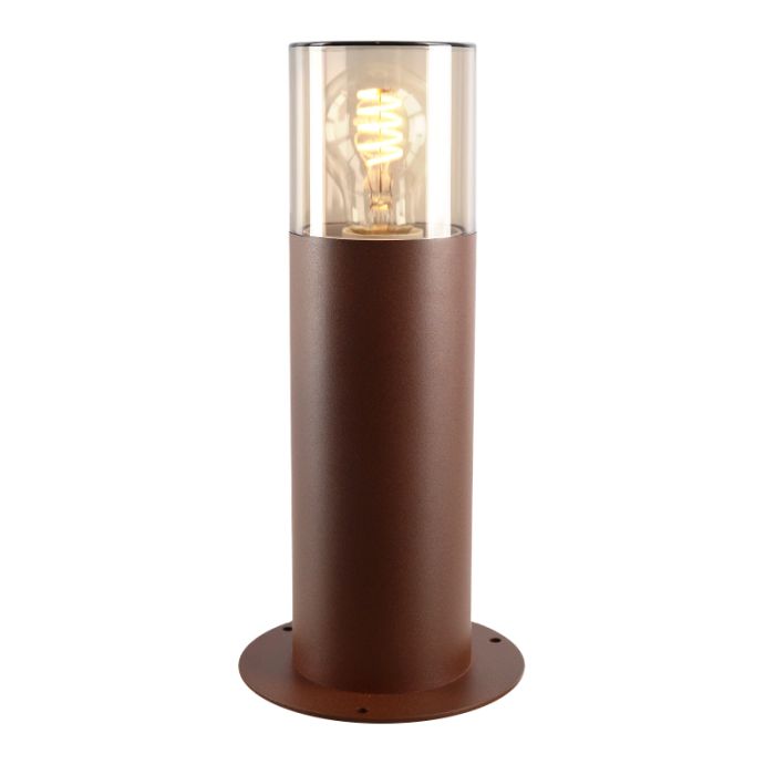 Modern outdoor light rust coloured, Sanel, IP44