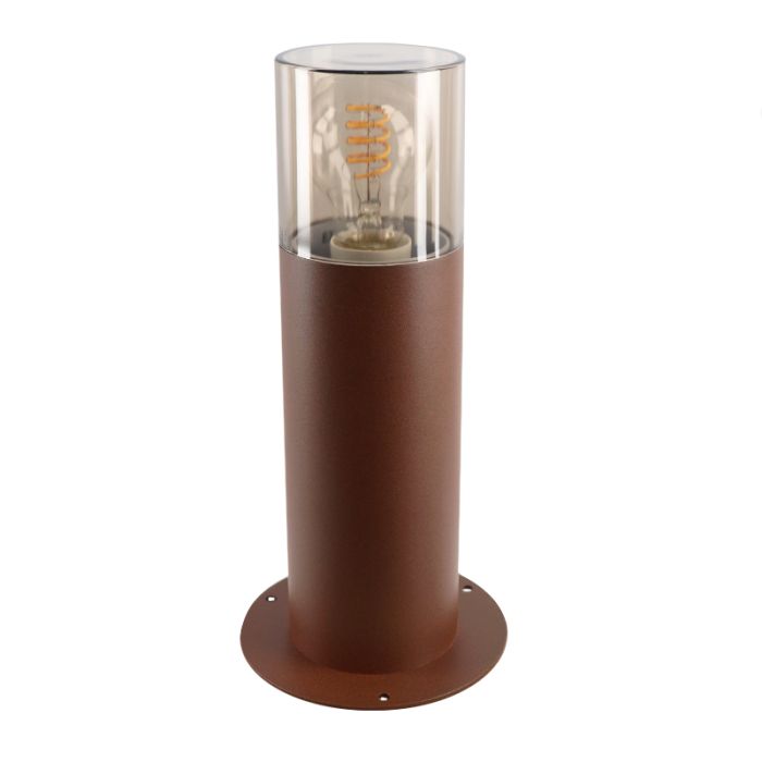 Modern outdoor light rust coloured, Sanel, IP44