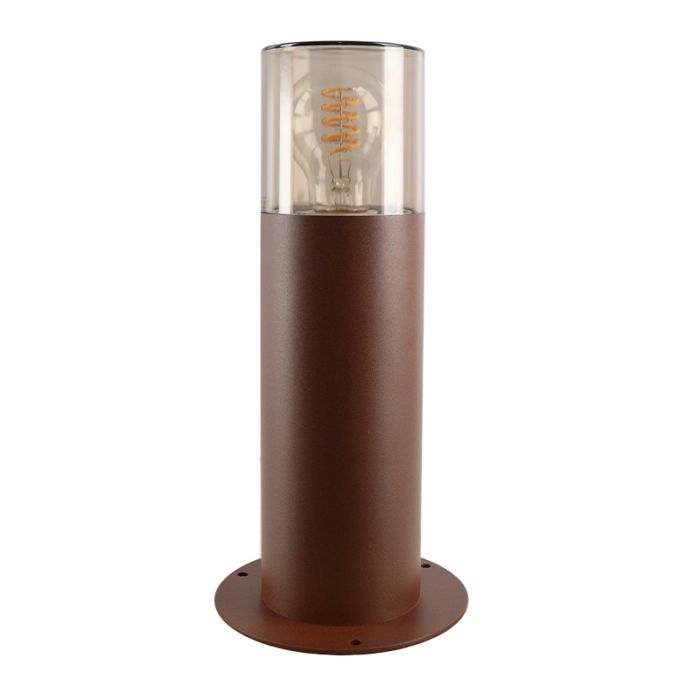 Modern outdoor light rust coloured, Sanel, IP44