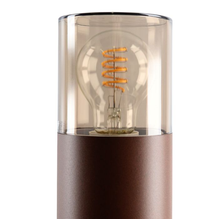 Modern outdoor light rust coloured, Sanel, IP44