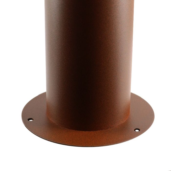 Modern outdoor light rust coloured, Sanel, IP44
