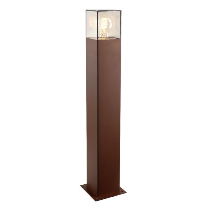 Modern outdoor light rust coloured, Sanel, IP44