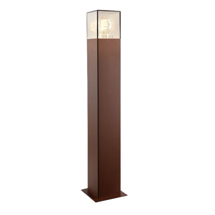 Modern outdoor light rust coloured, Sanel, IP44