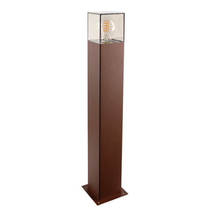 Modern outdoor light rust coloured, Sanel, IP44