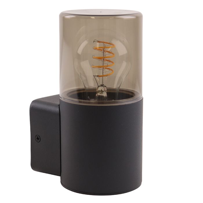 Modern outdoor light black, Sanel, IP44
