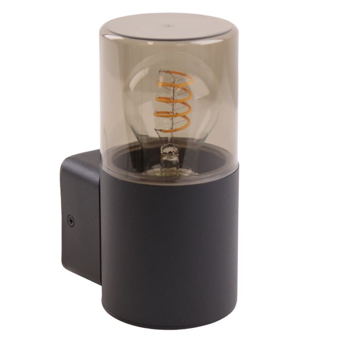 Modern outdoor light black, Sanel, IP44