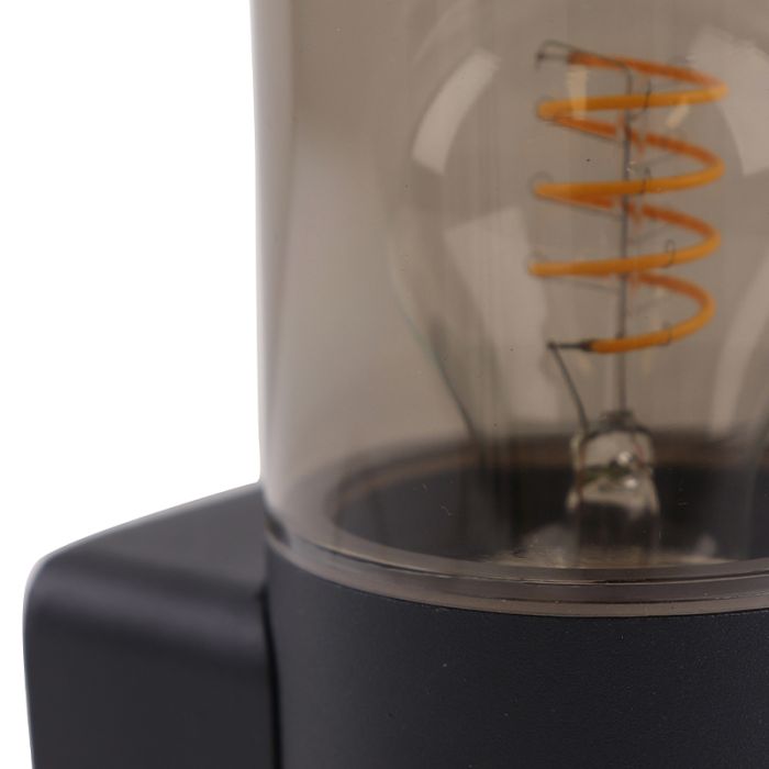 Modern outdoor light black, Sanel, IP44