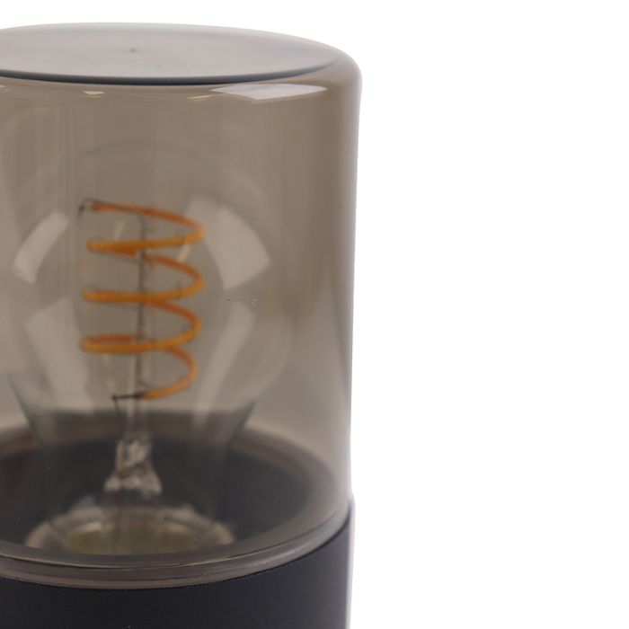 Modern outdoor light black, Sanel, IP44