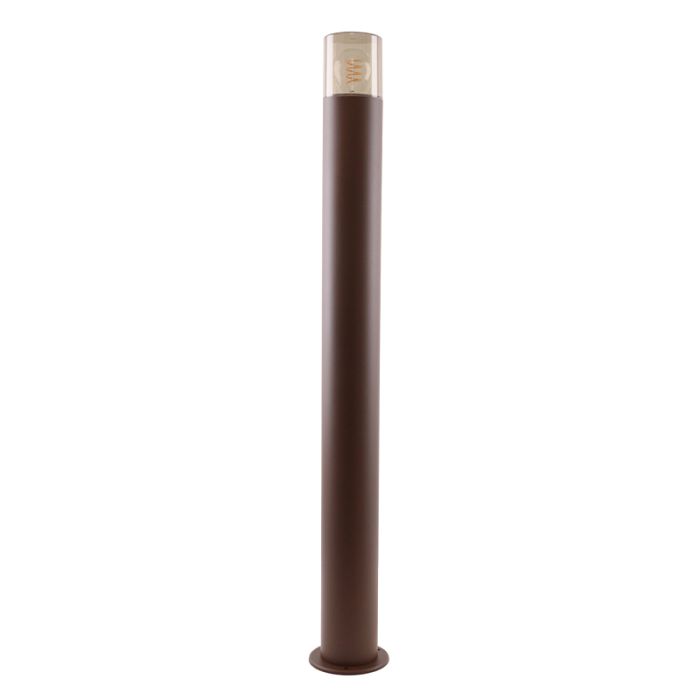 Modern outdoor light rust coloured, Sanel, IP44