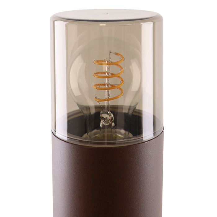 Modern outdoor light rust coloured, Sanel, IP44