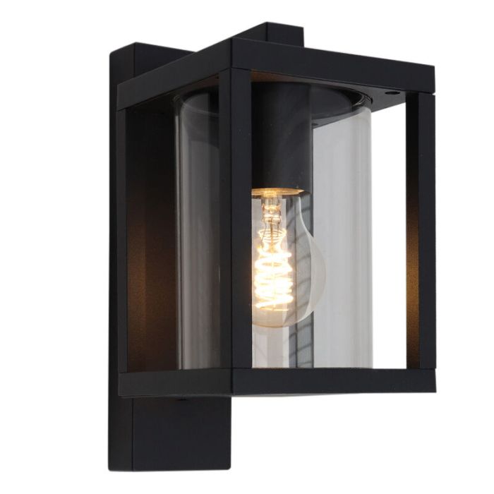 Modern outdoor light black, Amalie, IP54