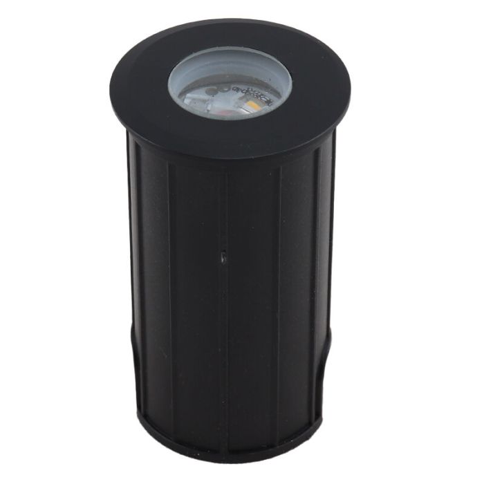 Aluminium ground light black, Catamarca, 3W, 2700K LED, IP68