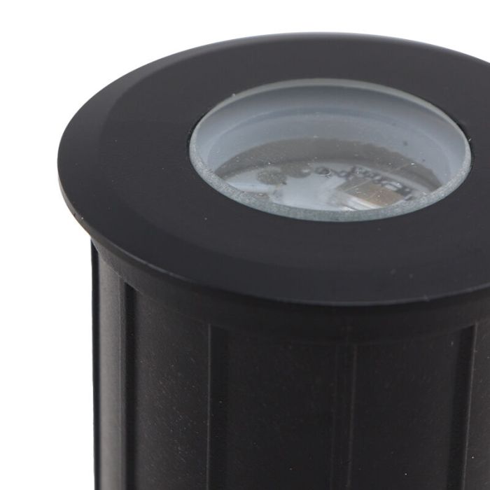 Aluminium ground light black, Catamarca, 12V, 3W, 3000K LED, IP68