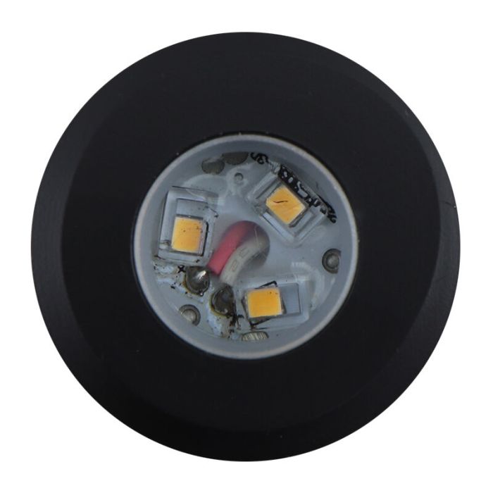 Aluminium ground light black, Catamarca, 12V, 3W, 3000K LED, IP68