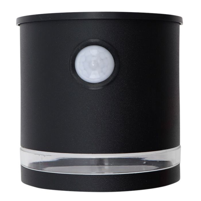 Modern solar outdoor wall light black, Tommy, 1W, 2700K LED, IP54