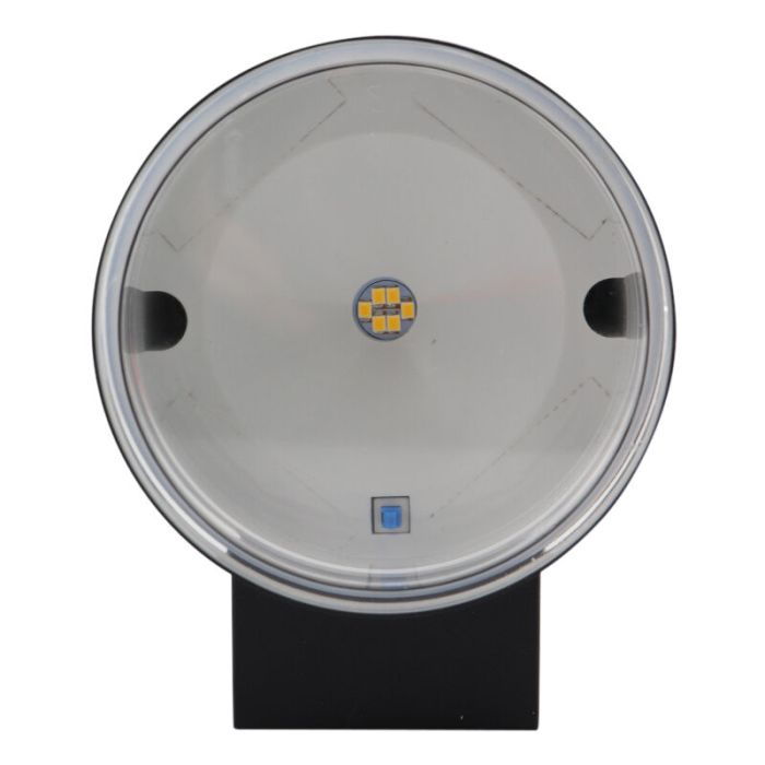 Modern solar outdoor wall light black, Tommy, 1W, 2700K LED, IP54