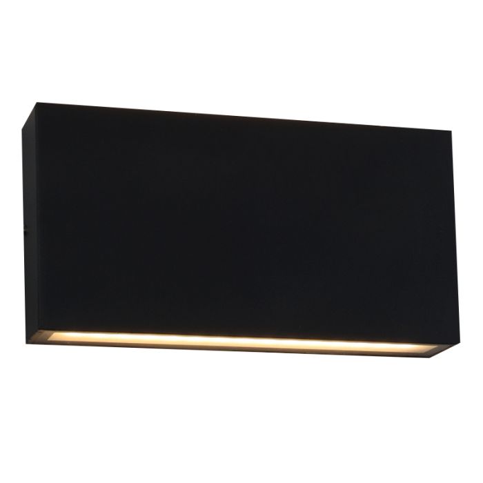 Modern outdoor light black, Cailey, 10W, 3000K LED, IP54