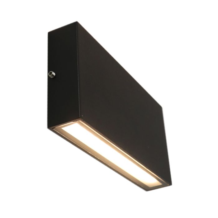 Modern outdoor light black, Cailey, 10W, 3000K LED, IP54