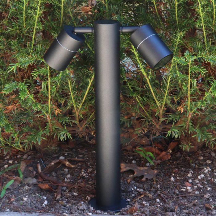 Modern outdoor light black, Clevor, IP44