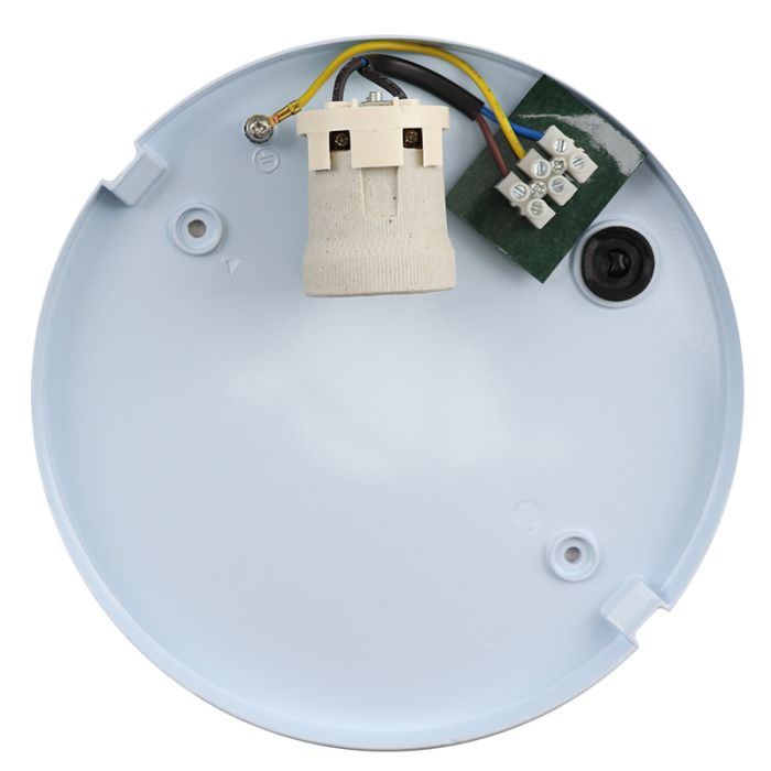 Plastic outdoor light black, James, IP44