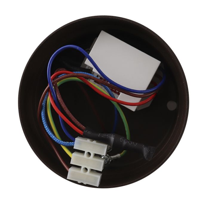 Classic outdoor wall light with motion sensor rust coloured, Rolin, IP54