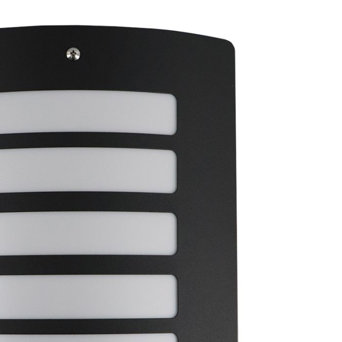 Modern outdoor wall light with motion sensor black, Manuel, IP44