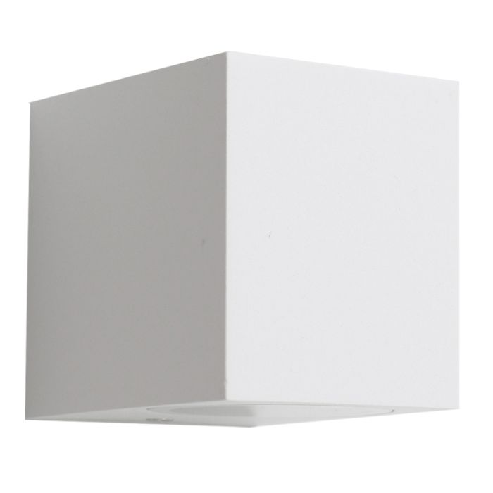 Aluminium outdoor light white, Corella, IP44