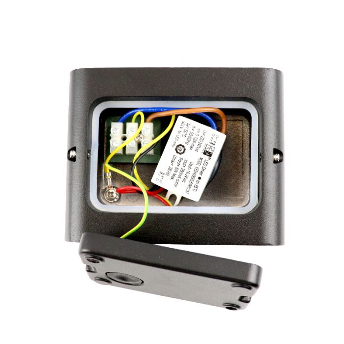 Modern outdoor light black, Cailey, 6W, 3000K LED, IP54