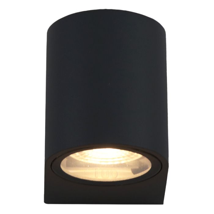 Modern outdoor light black, Corina, IP44
