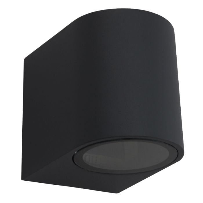 Modern outdoor light black, Corina, IP44