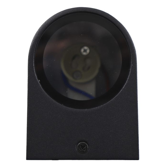 Modern outdoor light black, Corina, IP44