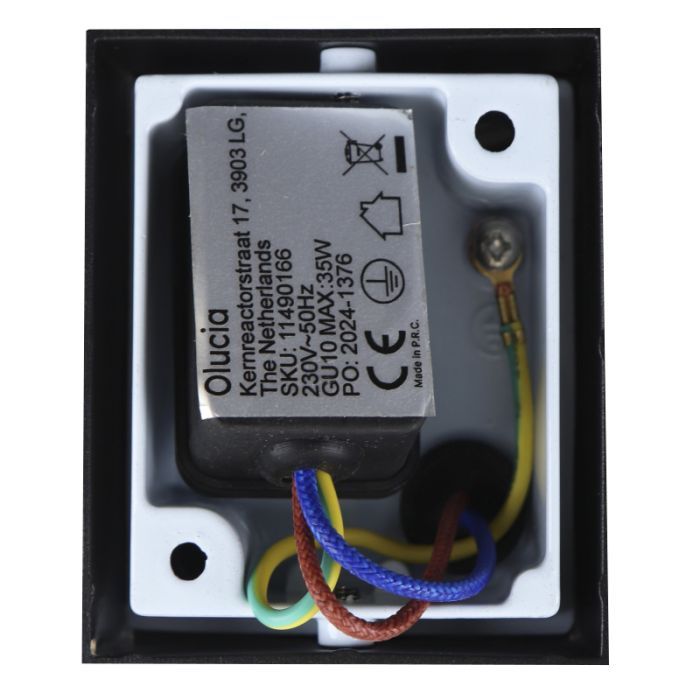 Modern outdoor light black, Corina, IP44