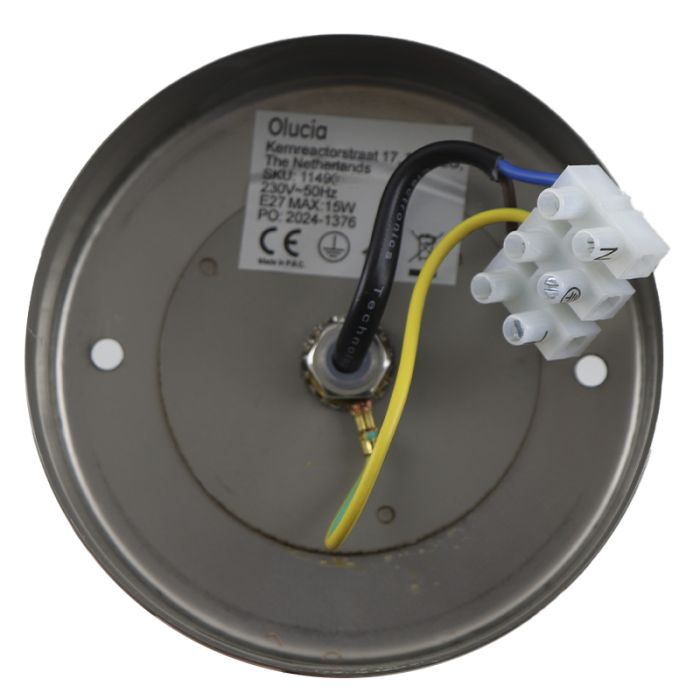 Stainless Steel outdoor light silver, Felice, IP44