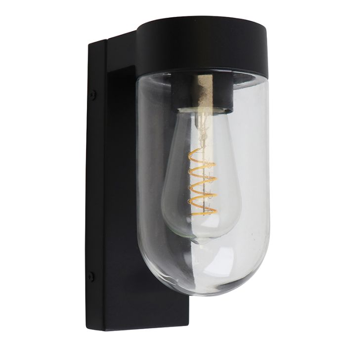 Aluminium outdoor light black, Bella, IP44