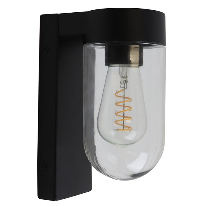Aluminium outdoor light black, Bella, IP44