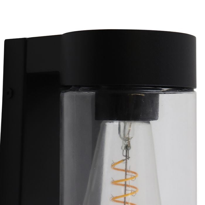Aluminium outdoor light black, Bella, IP44