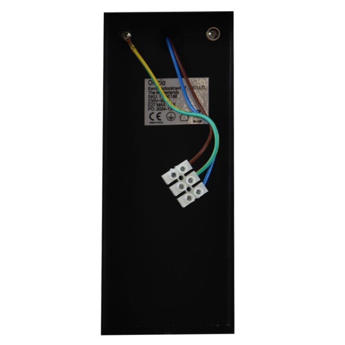 Aluminium outdoor light black, Chris, IP44