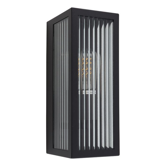 Modern outdoor light black, Senne, IP44