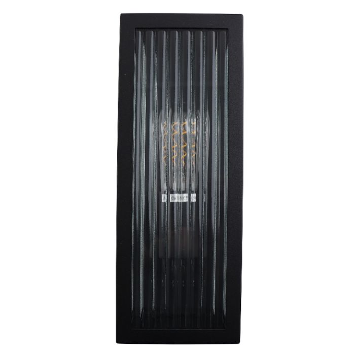 Modern outdoor light black, Senne, IP44