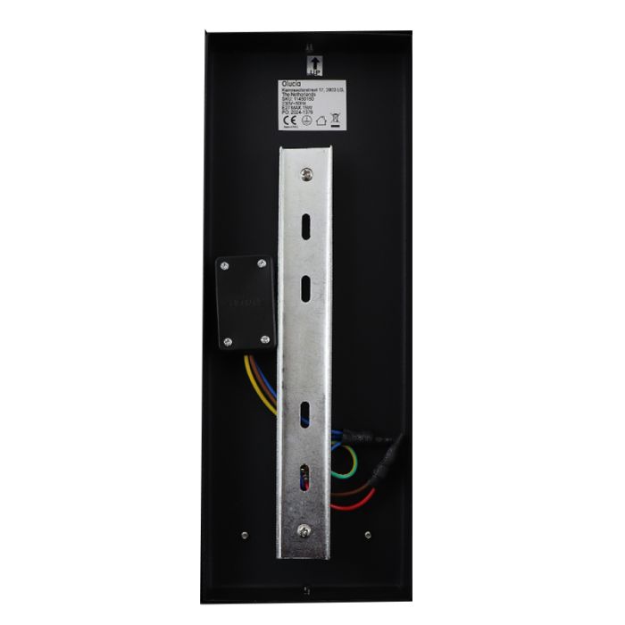 Modern outdoor light black, Senne, IP44