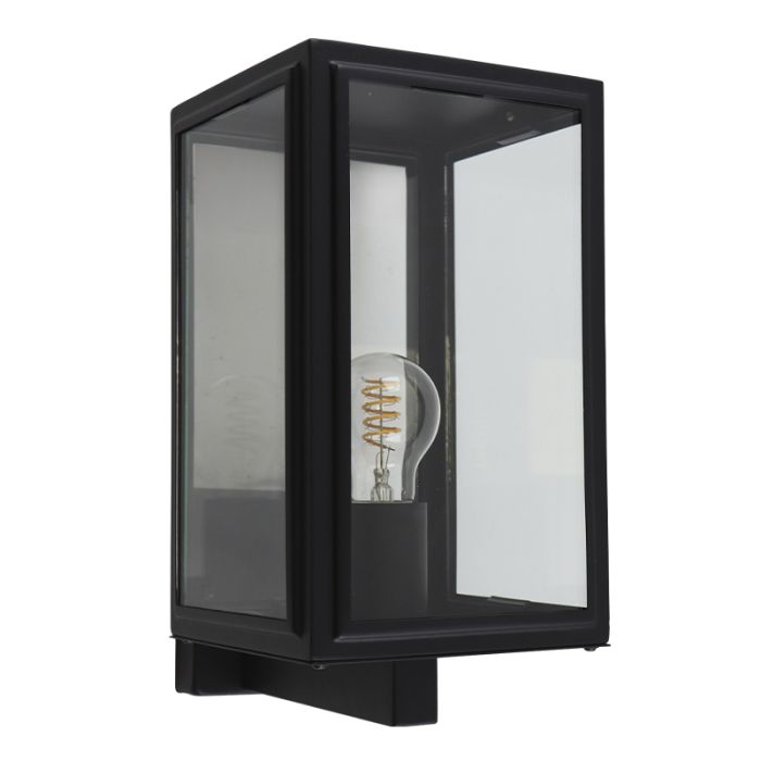 Modern outdoor light black, Sidney, IP44