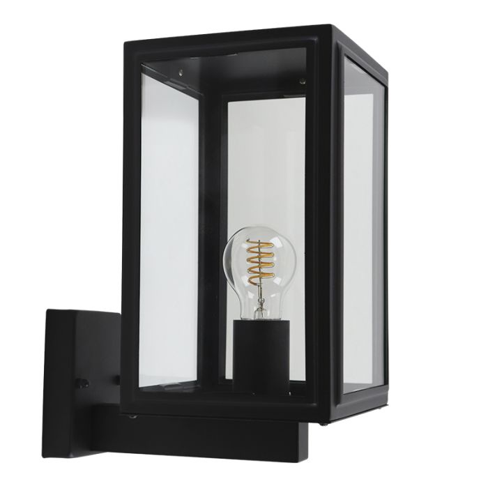 Modern outdoor light black, Sidney, IP44