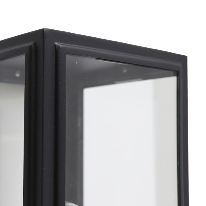 Modern outdoor light black, Sidney, IP44