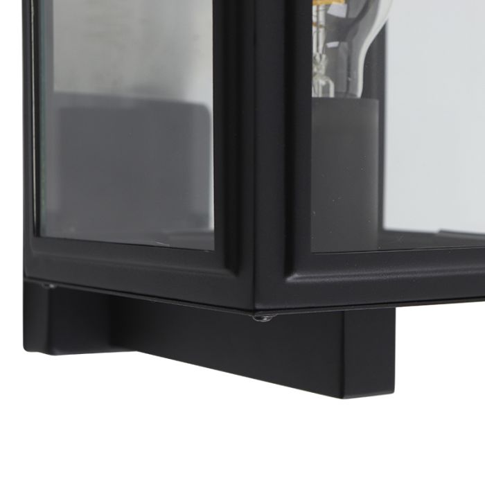 Modern outdoor light black, Sidney, IP44