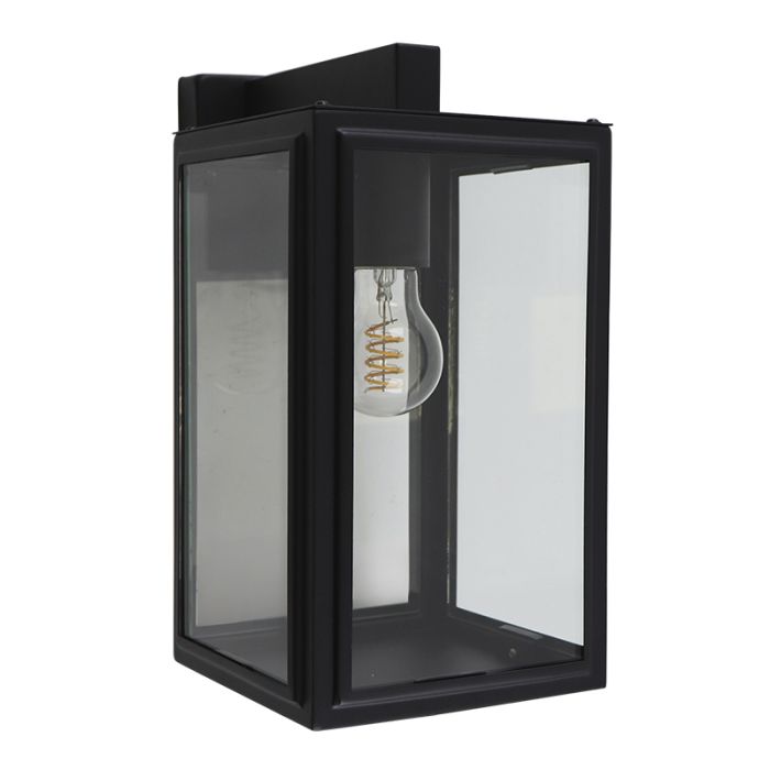 Modern outdoor light black, Sidney, IP44