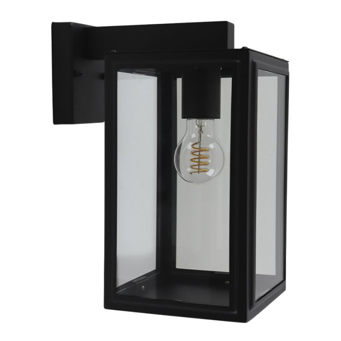 Modern outdoor light black, Sidney, IP44
